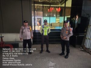Polsek Metro Gambir Laksanakan Pengamanan Aset Vital di Kantor PT PELNI Jakarta Pusat