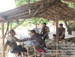 Bhabinkamtibmas Polsek Sei Kanan Ajak Warga Waspada dan Tolak Judi Online, Wujudkan Kamtibmas Kondusif di Desa Sampean