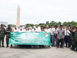 Rekreasi Kebangsaan Bersama Anak Yatim dan Anak Jalanan: Wujud Kepedulian Kodim 0502/Jakarta Utara dan Yayasan Laskar Langit