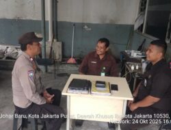 Bhabinkamtibmas Galur Sambang Security Showroom Mitsubishi, Ajak Bersinergi Jaga Kamtibmas