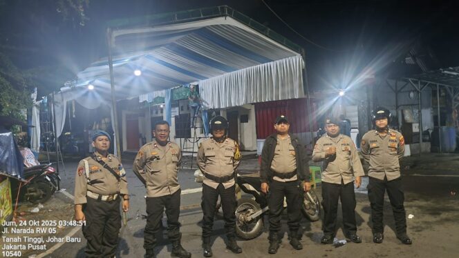 
					Jelang Dini Hari, Polsek Johar Baru Gencarkan Patroli Cipta Kondisi Cegah Tawuran dan 3C