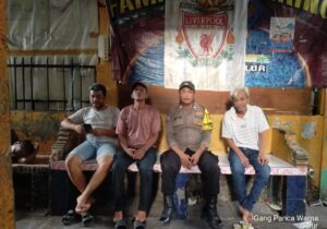 Bangun Sinergi, Bhabinkamtibmas Galur Sambang Tokoh Masyarakat RW 04