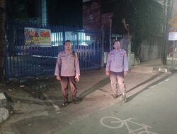 Patko Polsek Metro Gambir Lakukan Patroli Antisipasi Tawuran di Kawasan Suryo Pranoto