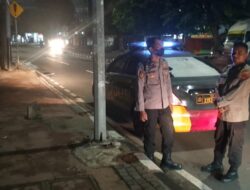 Patko Polsek Metro Gambir Laksanakan Patroli Antisipasi Tawuran di Jalan Zainul Arifin