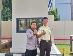 Bhabinkamtibmas Pegangsaan Ajak Petugas Keamanan Gedung SGH Perkuat Kewaspadaan Cegah Kriminalitas