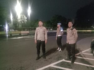 Patroli Jelang Dini Hari, Polsek Kemayoran Tegas Jaga Jakarta Aman dan Kondusif
