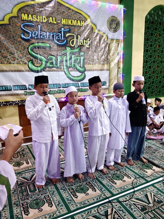 
					Puncak Peringatan Hari Santri Nasional 2025 TPA Masjid Al-Hikmah Duren Jaya Bekasi Timur