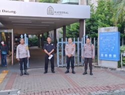Pengamanan Misa Minggu di Gereja Katedral, Pastikan Keamanan