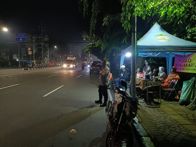 
					Posko Jaga Jakarta, di Gunung Sahari Raya” Balapan Liar Hilang