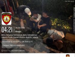 Polisi Amankan Tiga Pemuda di Kemayoran, Diduga Hendak Tawuran Bawa Sajam dan Petasan