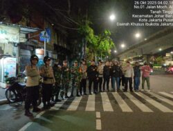 Patroli Dini Hari, Tiga Pilar Johar Baru Cegah Tawuran dan Kejahatan Jalanan