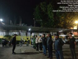 Apel Patroli Cipta Kondisi, Tiga Pilar Johar Baru Antisipasi Tawuran dan Gangguan Kamtibmas