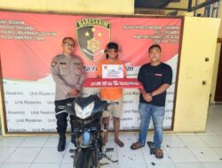 POLSEK TORGAMBA UNGKAP KASUS CURAT, SEPEDA MOTOR HASIL CURIAN BERHASIL DIAMANKAN