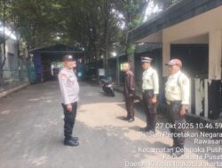Bhabinkamtibmas Johar Baru Lakukan Cooling System dan Patroli Kamtibmas di Gedung PNRI