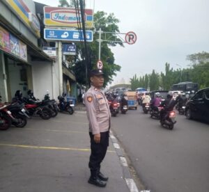 Kapolsubsektor Galur Atur Lalin Pagi, Antisipasi 3C dan Kemacetan di Johar Baru