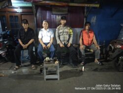 Sambang Pos Kamling RW 01, Bhabinkamtibmas Galur Tingkatkan Deteksi Dini Kamtibmas