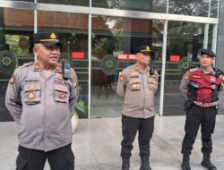 Wakapolsek Kemayoran Pimpin Apel Kesiapan Pengamanan Sidang Gugatan