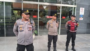 Wakapolsek Kemayoran Pimpin Apel Kesiapan Pengamanan Sidang Gugatan