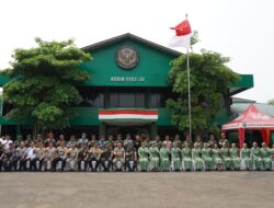 Danrem 052/Wijayakrama Kunjungi Kodim 0502/Jakarta Utara, Tekankan Pentingnya Tugas, Keluarga, dan Kedekatan dengan Rakyat