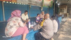 Bhabinkamtibmas Kampung Bali Sambangi Ibu-Ibu RW 04 Imbau Tetap Waspada Pencurian dan Kebakaran