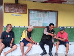 Ngopi Bareng Pak Bhabin, Warga Serdang Diajak Jaga Keamanan Tempat Ibadah dan Lingkungan