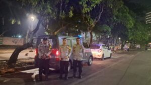 Patroli Kewilayahan Dini Hari, Polsek Kemayoran Antisipasi Gangguan Kamtibmas di Sejumlah Titik Strategis