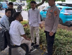 Polsek Metro Menteng Amankan Deklarasi Aliansi Pemuda dan Pelajar Indonesia di Tugu Proklamasi