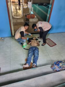Respon Sigap Pamapta III Polres Metro Jakarta Pusat, Korban Pria Ditemukan Meninggal di Masjid Tanah Abang