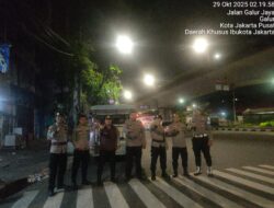 Patroli Antisipasi Guantibmas di Wilayah Polsek Johar Baru