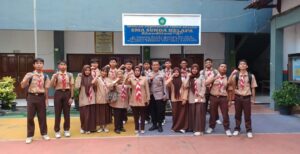 Polsek Metro Menteng Dampingi Siswa Ikuti Sosialisasi Penerimaan Anggota Polri 2026 di JIExpo