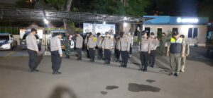Kanit Binmas Menteng Pimpin Apel Patroli Jaga Jakarta, Menteng Aman dan Tertib