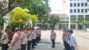 Apel Konsolidasi Pengamanan Aksi Unjuk Rasa di Kantor BPOM RI, Johar Baru Jakarta Pusat