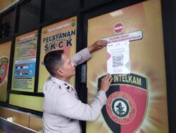 PEMASANGAN QR SCAN RESPONDEN SPI BY KPK DI POLSEK JOHAR BARU