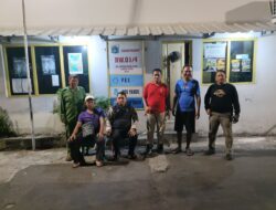 Apel Dan Patroli Jalan Kaki Bhabinkamtibmas Bersama Awak Kamling RW. 001 Gunung Sahari Utara