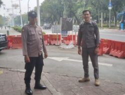 Polsek Metro Gambir Gelar Patroli di Kawasan IRTI Monas, Pastikan Situasi Tetap Aman dan Kondusif