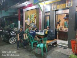 Imbauan Kamtibmas kepada Ketua RT dan Petugas Satkamling di Pos Kamling RT11 RW02 Kampung Rawa