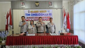 Kapolres Labuhanbatu Selatan Terima Kunjungan Ombudsman RI Sumut, Bahas Penguatan Pelayanan Publik Polri
