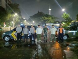 Cegah Gangguan Kamtibmas Jelang Tengah Malam Tiga Pilar Sawah Besar, Bergerak Kompak