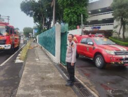 Polsek Metro Menteng Pantau Latihan Jalur Evakuasi Kebakaran di Hotel Mandarin Oriental
