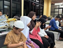 Satreskrim Polres Metro Jakpus Gelar Pengajian dan Santunan Anak Yatim