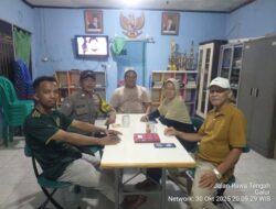 Aktif Sambang Poskamling, Bhabinkamtibmas Galur Tingkatkan Kesadaran Warga Akan Keamanan Lingkungan