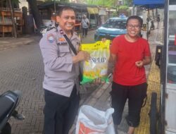 Gerakan Pangan Murah di Pegangsaan, Wujud Kepedulian Polri Hadir Untuk Rakyat
