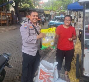 Gerakan Pangan Murah di Pegangsaan, Wujud Kepedulian Polri Hadir Untuk Rakyat