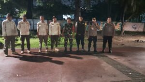 Jaga Jakarta di Tengah Malam, Tiga Pilar Kemayoran Gelar Patroli Cipta Kondisi