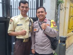 Bhabinkamtibmas Pegangsaan Patroli di PT Ambadar 2, Ajak Security Tingkatkan Pengawasan Cegah Kejahatan