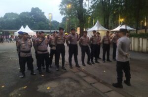 Polsek Metro Menteng Kawal Ketat Konser Blackpink di GBK Senayan