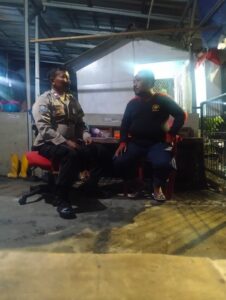 Bhabinkamtibmas Kelurahan Cideng Lakukan Patroli dan Pembinaan Awak Kamling RT 18/01, Wujudkan Lingkungan Aman dan Waspada