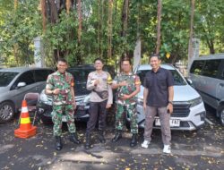 Bhabinkamtibmas dan Babinsa Petojo Selatan Hadiri Pemilihan Ketua FORKI DKI Jakarta di Gedung KONI