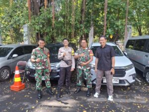 Bhabinkamtibmas dan Babinsa Petojo Selatan Hadiri Pemilihan Ketua FORKI DKI Jakarta di Gedung KONI