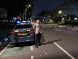 Patroli 1053 Antisipasi Trek-trekan dan 3 Cepu Dini Hari di Gerbang Pemuda Ciptakan Suasana Kondusif